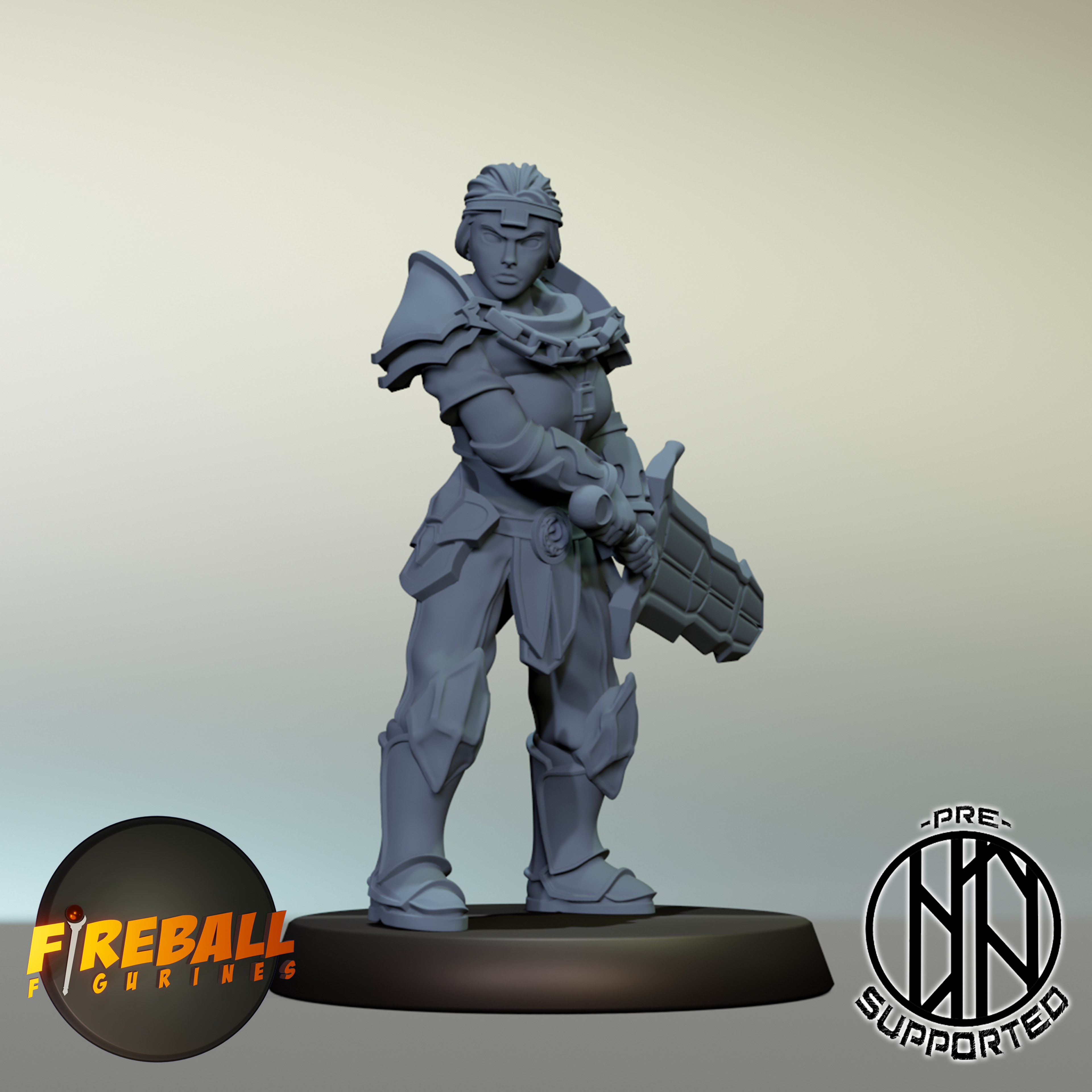 Elena, Female Human Fighter Battle Master